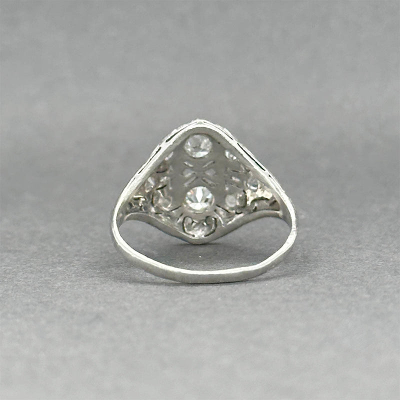 Estate Platinum Art Deco 0.46ctw Diamond Ring