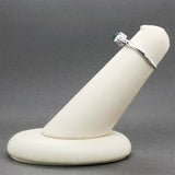 Estate Platinum 0.52ct Emerald & 0.16ctw Diamond Ring