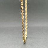 Estate 14K Y Gold 3.2mm 27” Rope Chain