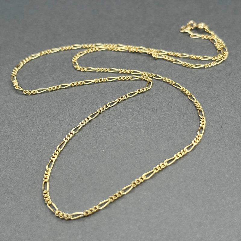 Estate 18K Y Gold 1.84mm 18” Figaro Chain