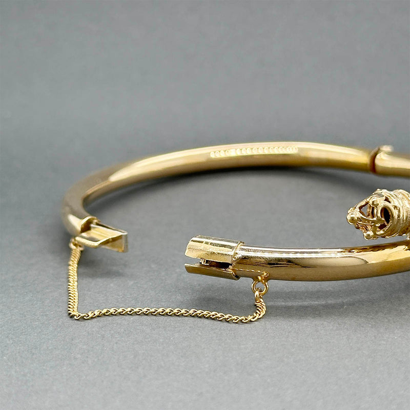 Estate 14K Y Gold 0.33ctw Sapphire & 0.13ctw Diamond Bracelet