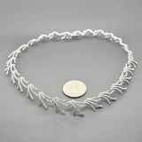 Estate 18K W Gold 3.51ctw G-H/SI1-2 Diamond Fringe Chocker Necklace