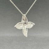 Estate Tiffany & Co. SS Plumeria Poinsettia Pendant