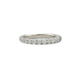 14K W Gold 1.00ctw G/SI1 French Pave Diamond Band