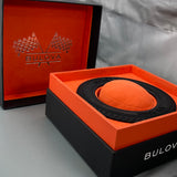 Estate Bulova Racer Chronograph Quartz Black Dial Men's Watch (a) BOX ONLY