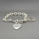 Estate Tiffany & Co. SS Heart Tag Bracelet