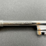 Estate Tiffany & Co. SS Large Oval Key Pendant