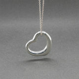Estate Tiffany & Co. SS Peretti 22mm Open Heart Pendant