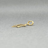 Estate 18K Y Gold Star of David Pendant