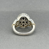 Estate SS 14 6.68ct Onyx Ring