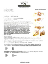 Estate Victorian 18K Y Gold 3.11ctw F-G/VS2-SI1 Diamond Brooch