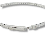 14K W Gold 1.00ctw H/SI1 Diamond Flexible Bangle Bracelet