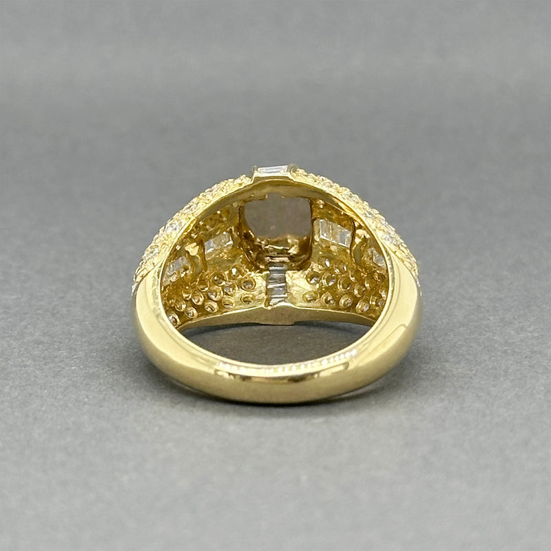 Estate 18K TT Gold 3.05ctw F-G/VS2-SI1 Diamond Cocktail Ring