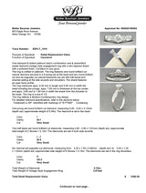 Estate Platinum 0.78ctw H-I/VS2-SI2 Diamond Eng. Ring