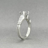 Estate Platinum 0.30ctw G/SI1 Diamond Eng. Ring Semi-Mount