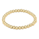 14K Yellow Gold Filled Classic 5mm Bead Bracelet