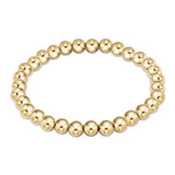 14K Yellow Gold Filled Classic 6mm Bead Bracelet