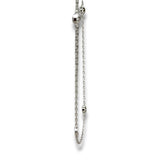 14K W Gold 0.50ctw  F-G/VS2 Lab Created Diamond By The Yard Necklace