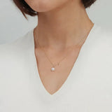 14K Y Gold 7mm Pearl Pendant with Bead