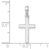 SS Small Polished Cross