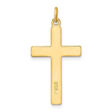 YGP Sterling Solid Dia Cut Fancy Cross