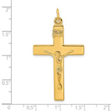YGP Sterling Solid Square Crucifix