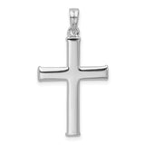 SS Solid Cross with Textured Edges