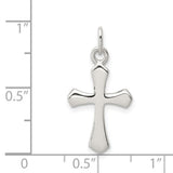 SS Solid Cross with Rounded Edges