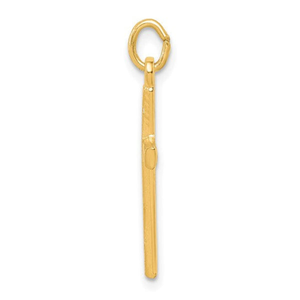 YGP Sterling Solid Dia Cut Cross