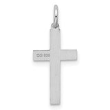 SS Small Satin Finish Line Design Cross