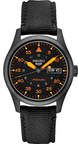 Men's Seiko Watch Orange Markers SRPH33