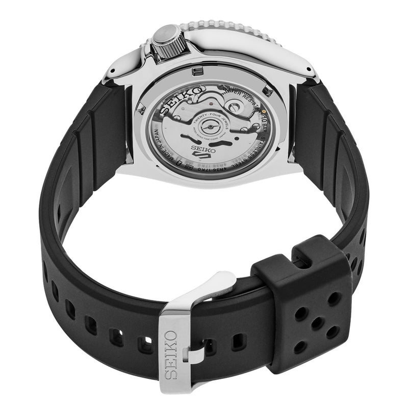 Men's Seiko Watch 5 Sport Orange Dial SRPL89