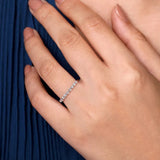 14K W Gold 0.50ctw G/SI2 Round Diamond Ring