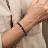 SS 8" 6mm Tiger Eye Beaded Bracelet