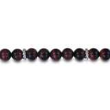 SS 8" Tiger's Eye Beaded Bracelet