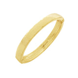 Brass YGP  Cleopatra Oval Hinged Bangle