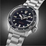 Men's Seiko Watch 5 Sports Black Automatic SRPL85