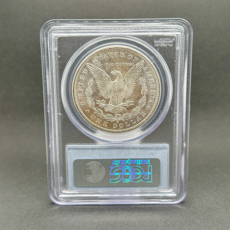 Estate 0.9 Fine Silver 1881 - S Morgan Dollar PCGS MS 65 - Walter Bauman Jewelers