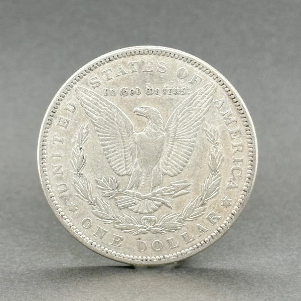 Estate 0.900 Fine Silver 1889 $1 Morgan Dollar Coin b - Walter Bauman Jewelers