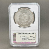 Estate 0.900 Fine Silver 1898 O $1 Morgan Dollar NGC MS65 - Walter Bauman Jewelers