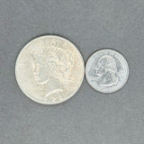 Estate 0.900 Fine Silver 1922 $1 Lady Liberty Peace Dollar Coin a - Walter Bauman Jewelers