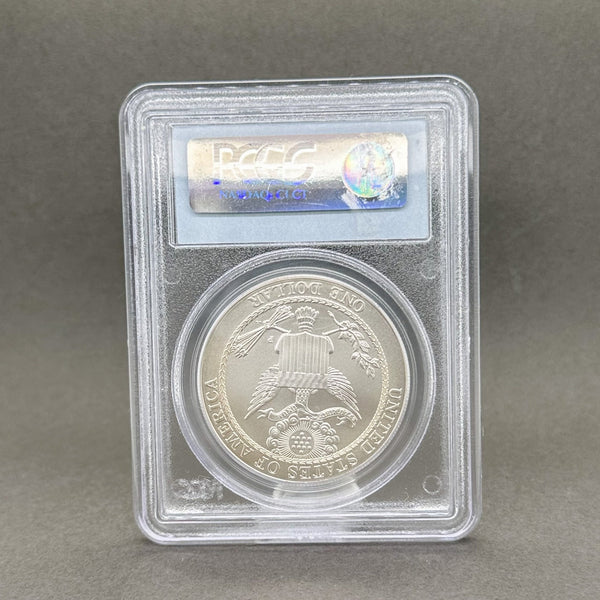 Estate 0.900 Fine Silver 2008 Bald Eagle $1 PCGS MS70 Dollar Coin - Walter Bauman Jewelers