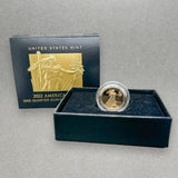 Estate 0.9167 Fine Gold 2022 American Eagle ¼ oz Coin - Walter Bauman Jewelers