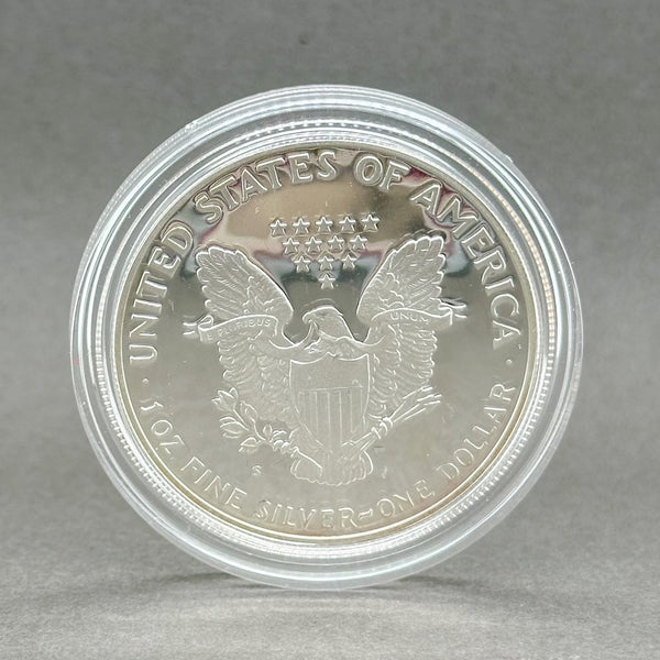 Estate 0.999 Fine Silver 1987-S American Eagle Dollar Coin - Walter Bauman Jewelers