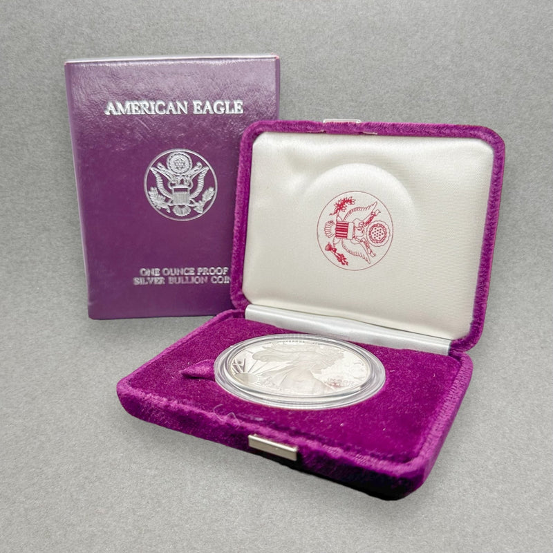 Estate 0.999 Fine Silver 1989-S American Eagle Dollar Coin - Walter Bauman Jewelers