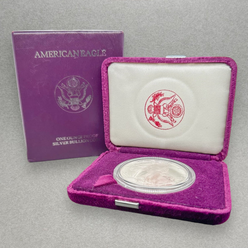 Estate 0.999 Fine Silver 1991-S American Eagle Dollar Coin - Walter Bauman Jewelers