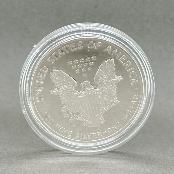 Estate 0.999 Fine Silver 1991-S American Eagle Dollar Coin - Walter Bauman Jewelers