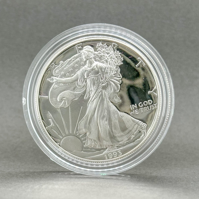 Estate 0.999 Fine Silver 1993-P American Eagle Dollar Coin - Walter Bauman Jewelers