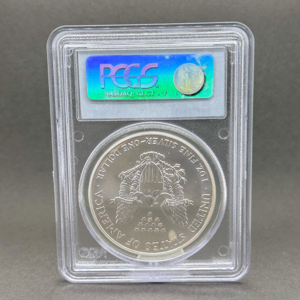 Estate 0.999 Fine Silver 2000 American Eagle $1 PCGS MS68 Dollar Coin - Walter Bauman Jewelers