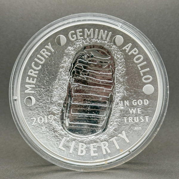 Estate 0.999 Fine Silver 2019 Apollo 5 oz Dollar Coin B - Walter Bauman Jewelers
